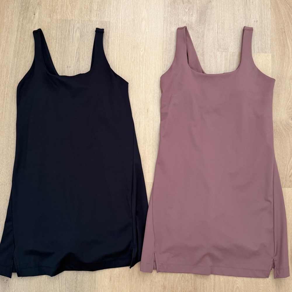 Old Navy PowerSoft Square-Neck Athletic Dresses